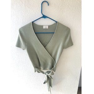 Wilfred All Tied Up Sweater - Seagrass Green - M